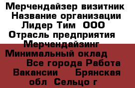 Мерчендайзер-визитник › Название организации ­ Лидер Тим, ООО › Отрасль предприятия ­ Мерчендайзинг › Минимальный оклад ­ 23 000 - Все города Работа » Вакансии   . Брянская обл.,Сельцо г.